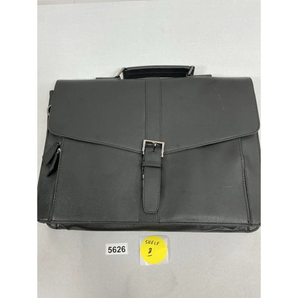 Estarer Laptop Messenger Bag Black Hand Shoulder Strap 16.5x12x4 NWOT